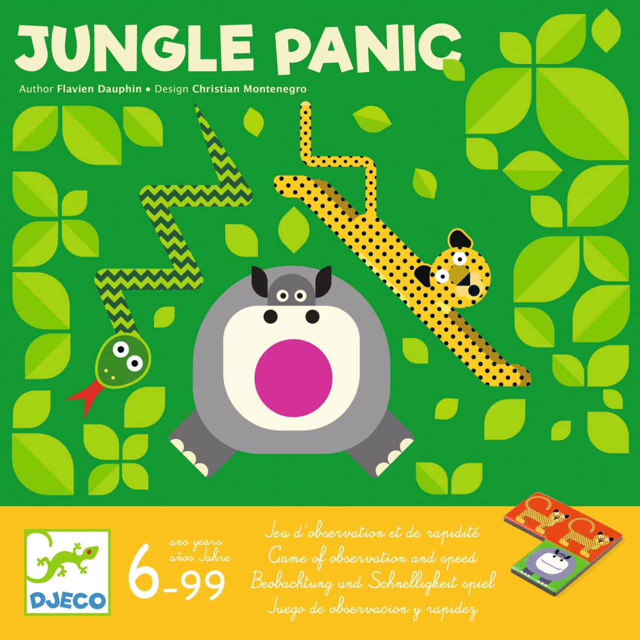 Vârsta - Joc de logica Panica in jungla, Djeco, 6 - 9 ani