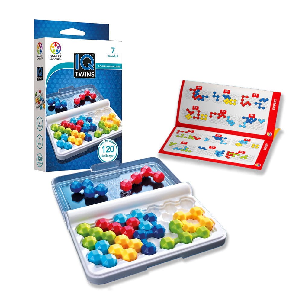 Smart Games - IQ Twins, joc de logica cu 120 de provocari, 7+ ani [3]