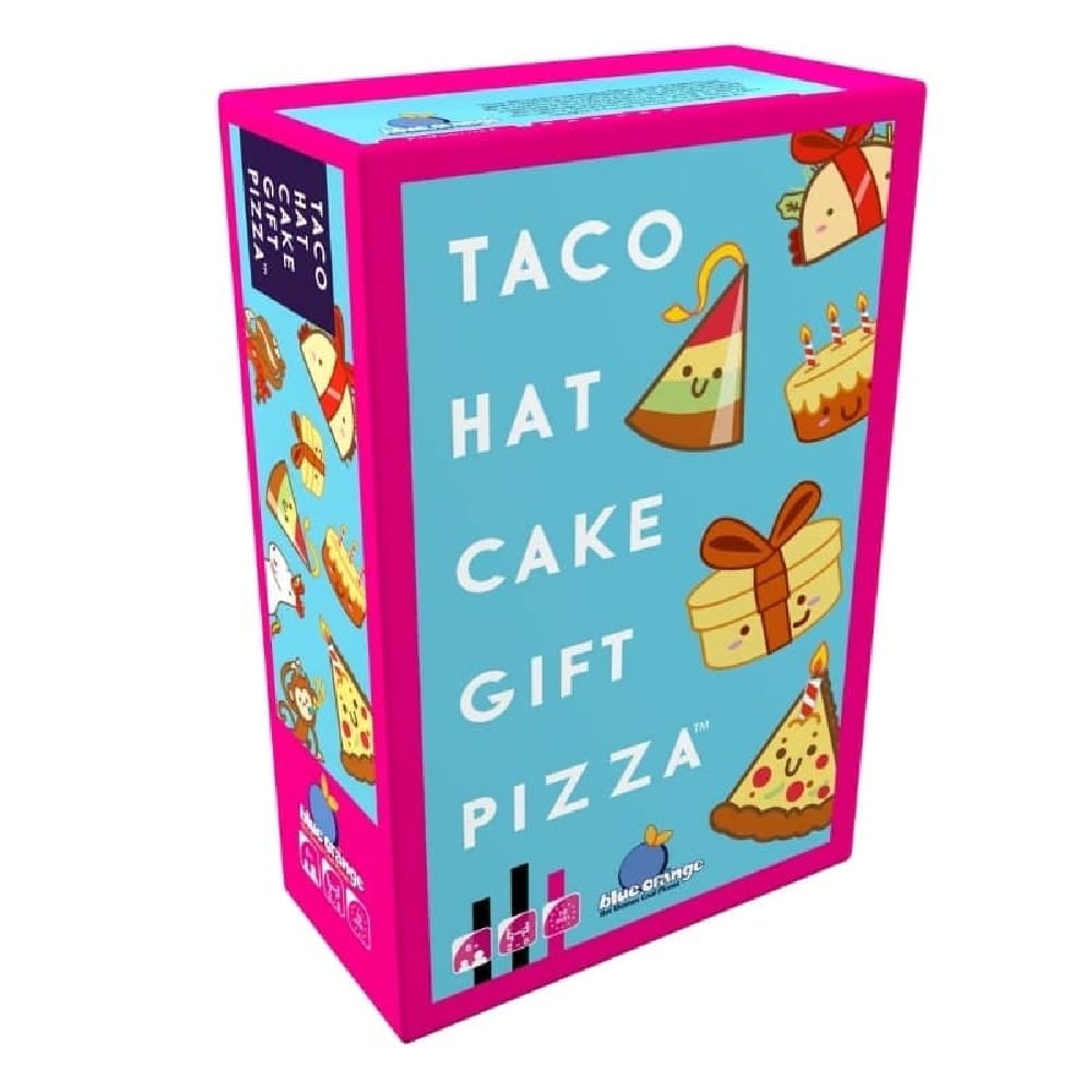 Joc de masa Taco, Hat, Cake, Gift, Pizza (limba engleza), Blue Orange, + 8 ani [1]