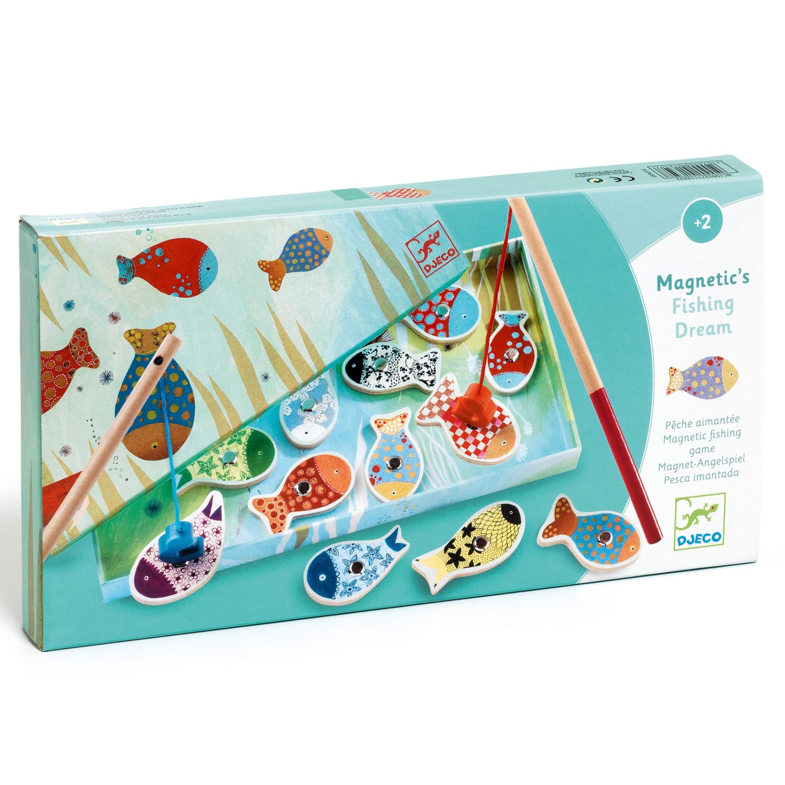 Joc de pescuit magnetic pesti Djeco, 1-2 ani + [4]
