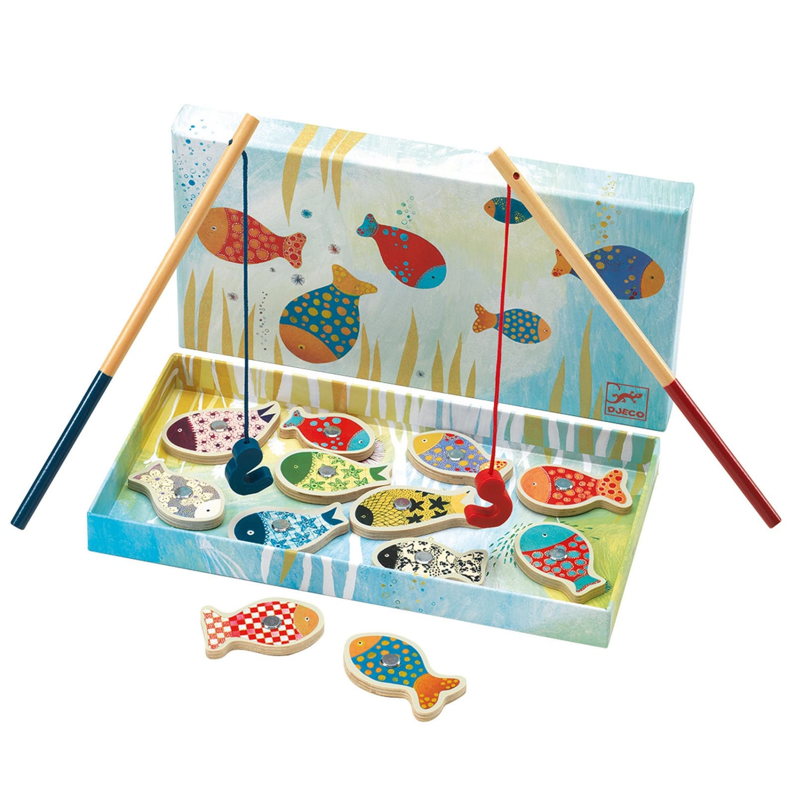 Joc de pescuit magnetic pesti Djeco, 1-2 ani + [1]