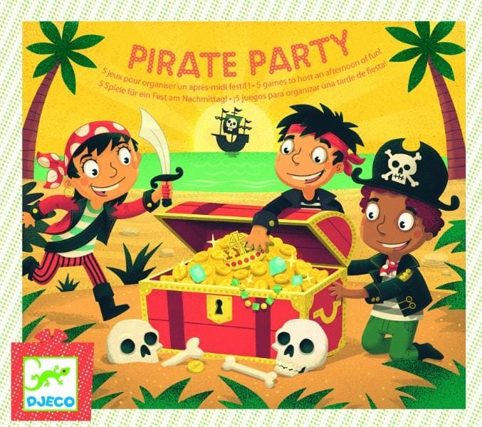 Joc de petrecere Djeco Pirate party- gaseste comoara [1]