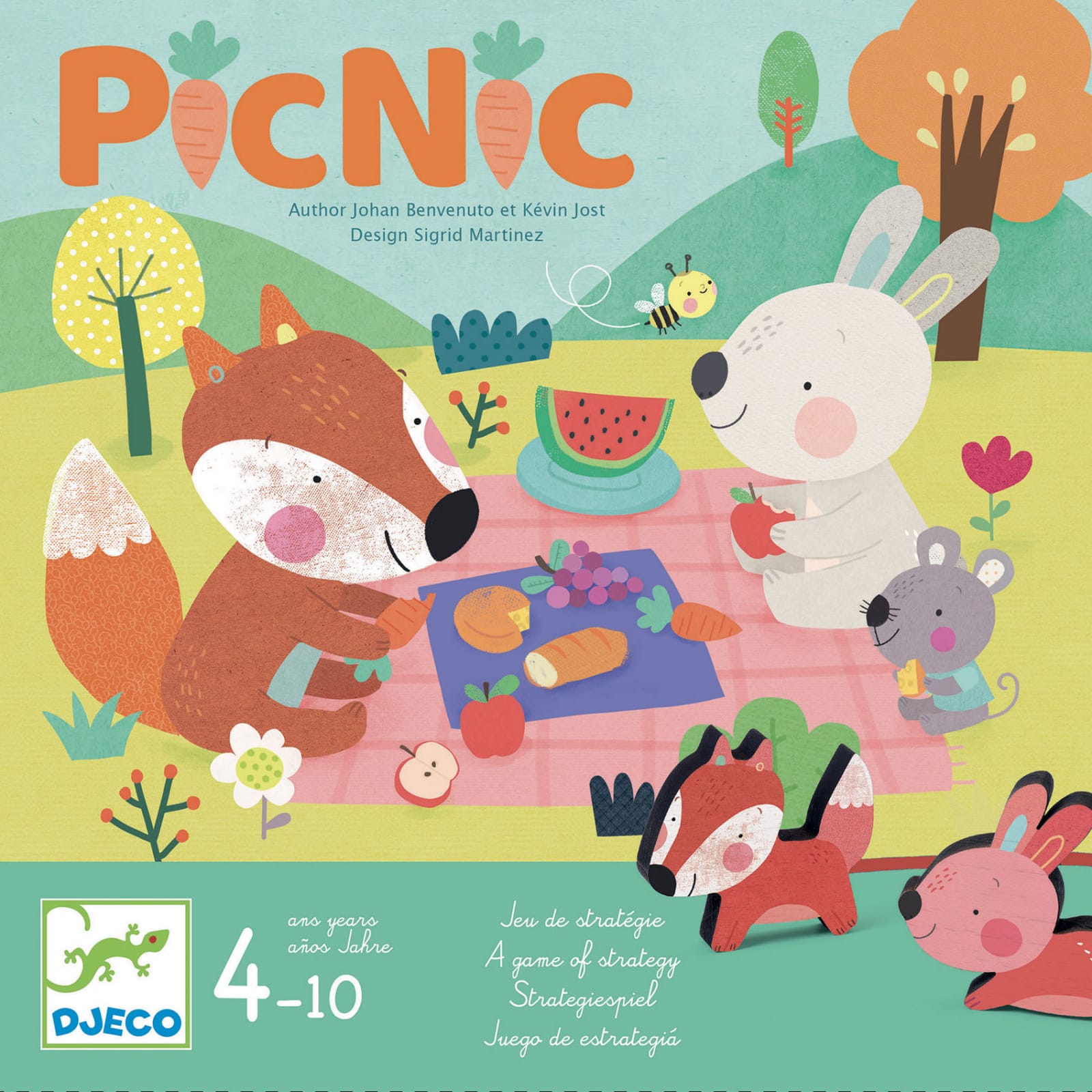 Joc de societate Djeco, PicNic, 4-5 ani + [1]