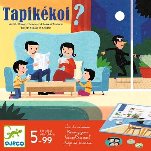 Jucarii copii 2-3 ani - Joc de societate Djeco-Tapikekoi, Ce lipseste din casa?, 2-3 ani +