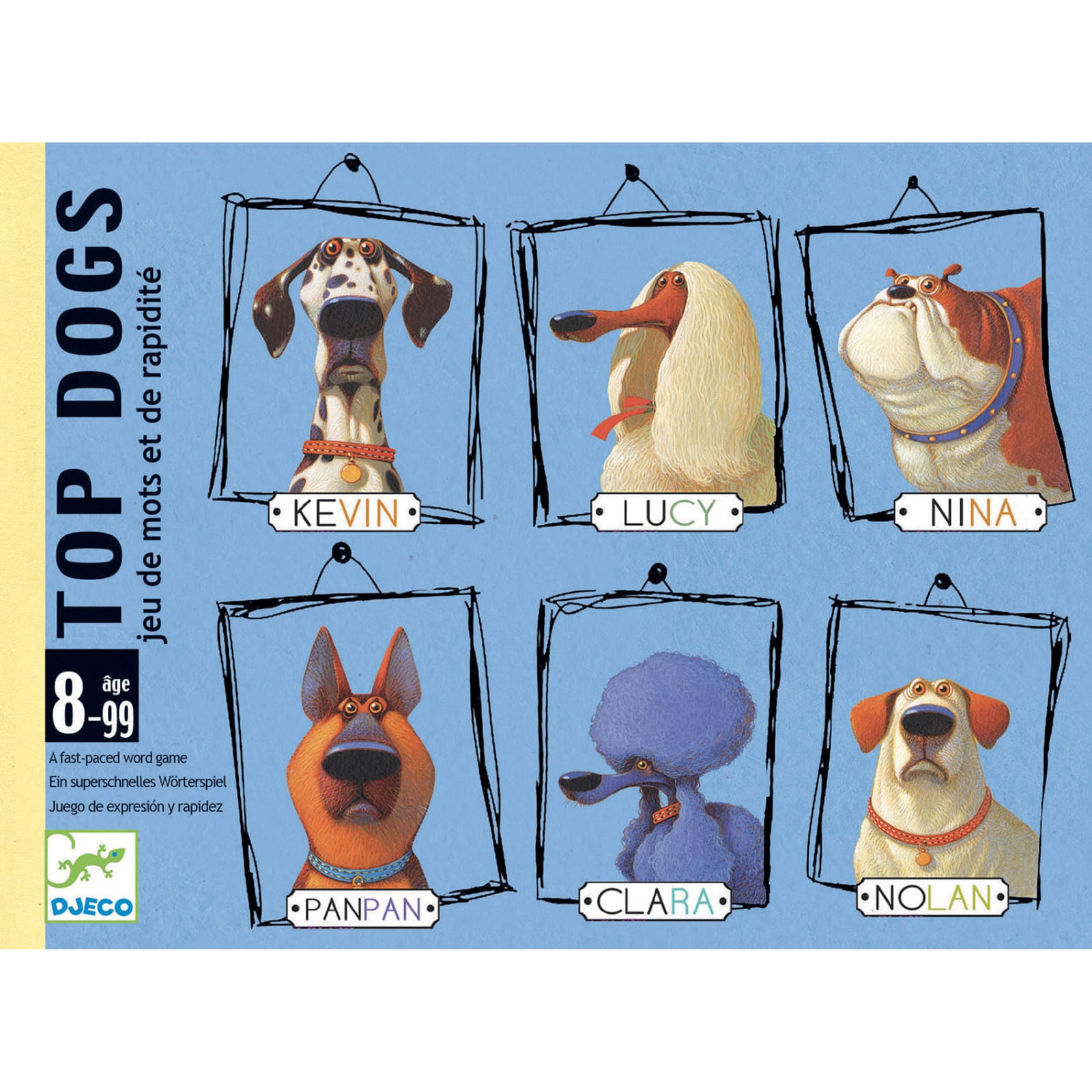 Produse - Joc de strategie Djeco, Top Dogs, 8-9 ani +