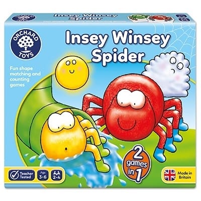 Jucarii si jocuri copii - Joc educativ Cursa Paianjenilor INSEY WINSEY SPIDER, Orchard Toys, 2-3 ani +