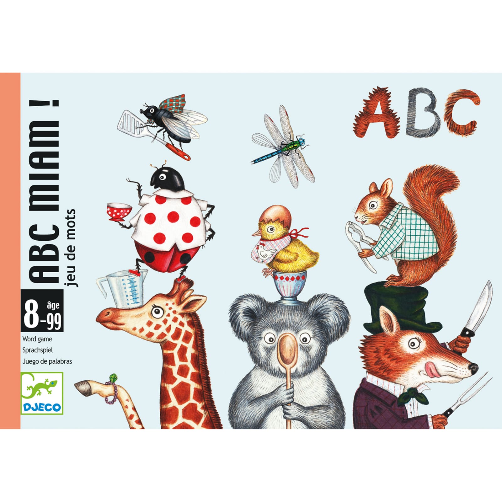 Jucarii interactive - Joc educativ Djeco, ABC Miam, 8-9 ani +