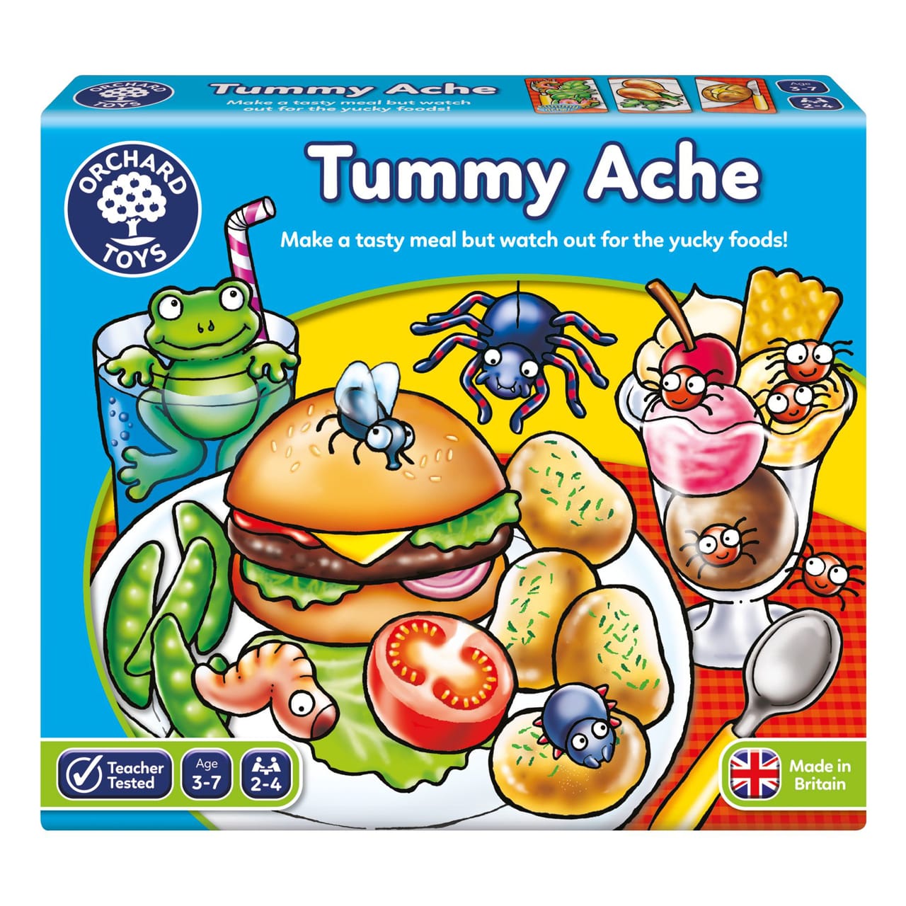 Jocuri inteligenta si memorie - Joc educativ Durerea de Burtica TUMMY ACHE, Orchard Toys, 2-3 ani +