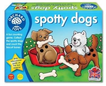 Jucarii copii 2-3 ani - Joc educativ Catelusii patati SPOTTY DOGS, Orchard Toys, 2-3 ani +