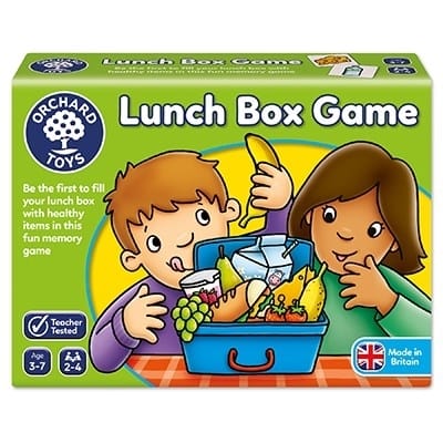 Jocuri inteligenta si memorie - Joc educativ Mancare sanatoasa LUNCH BOX, Orchard Toys, 2-3 ani +