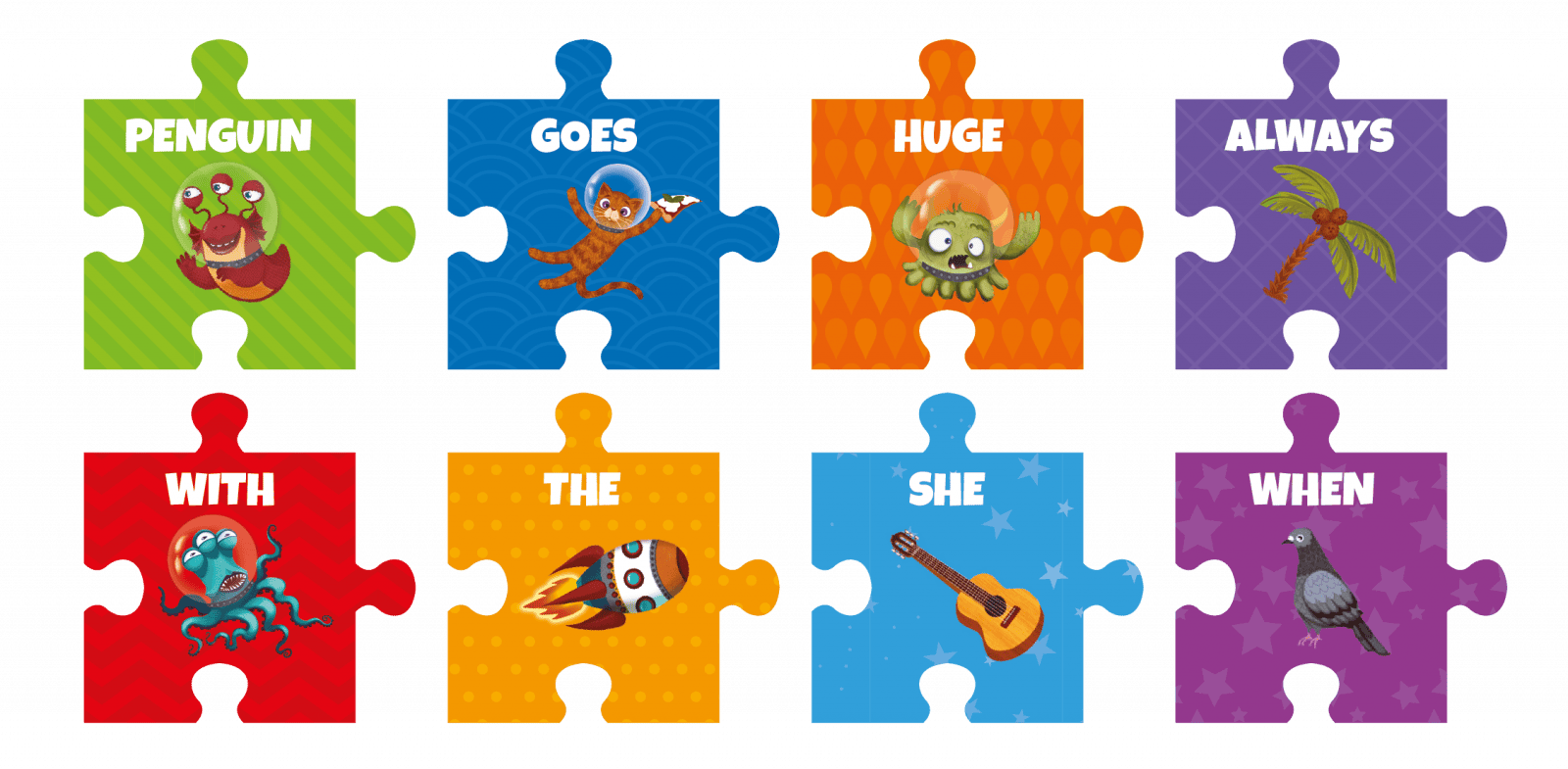 Joc educativ Smarty Puzzle- Star Words, CreativaMente, 6-7 ani + [2]