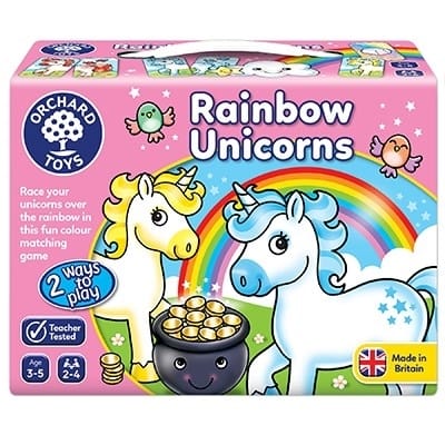 Joc educativ Unicornii Curcubeu RAINBOW UNICORNS, Orchard Toys, 3 - 5 ani + [1]