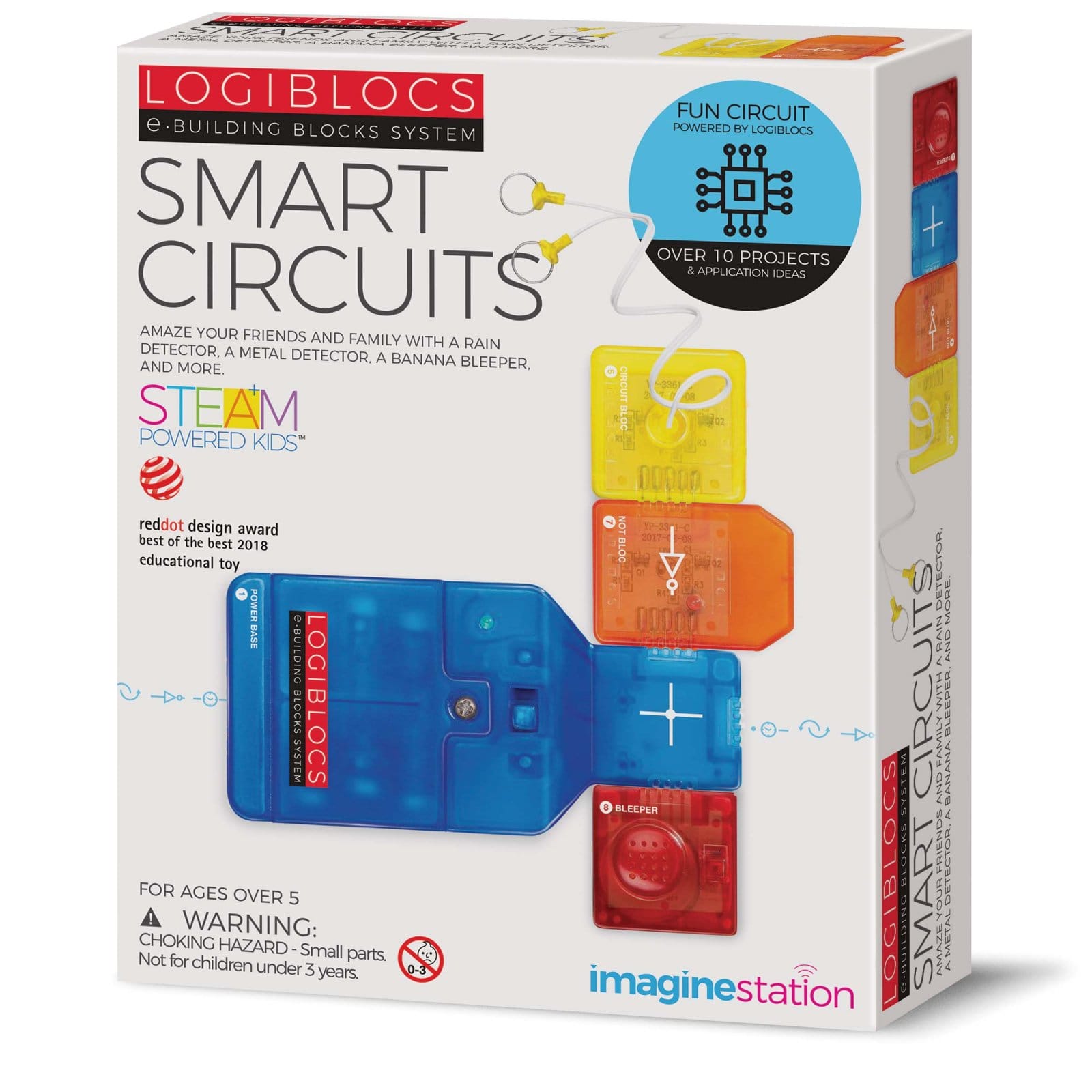 Produse - Joc electronic Logiblocs - set Smart Circuit, Imagine Station, 6-7 ani +