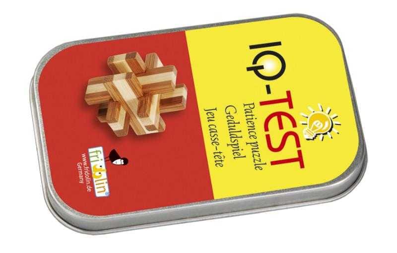 Joc logic IQ din lemn bambus in cutie metalica-6, Fridolin, 8-9 ani + [2]