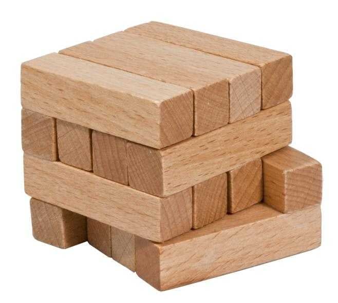 Joc logic IQ din lemn Square sticks, Fridolin, 8-9 ani + [1]