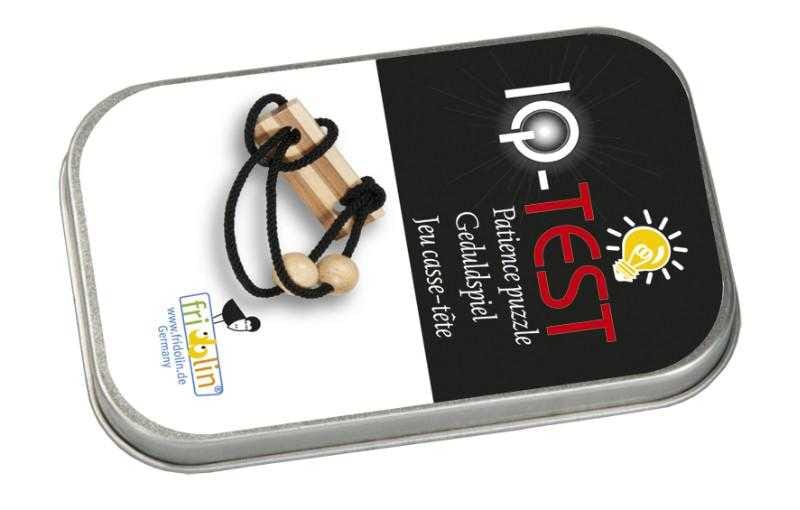 Joc logic IQ elibereaza inelul in cutie metalica-4, Fridolin, 8-9 ani + [2]
