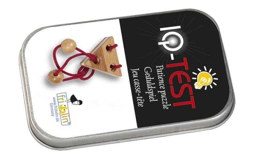 Joc logic IQ elibereaza inelul in cutie metalica-6, Fridolin, 8-9 ani + [2]