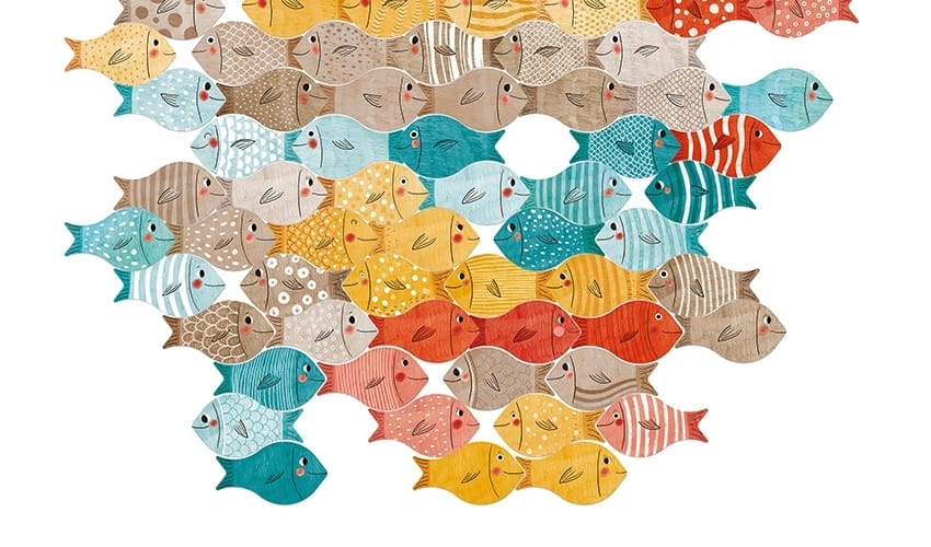 Joc Londji, Calmul din ocean- Jocul pestilor, 2-3 ani + [3]