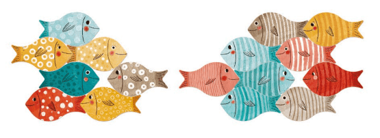 Joc Londji, Calmul din ocean- Jocul pestilor, 2-3 ani + [4]