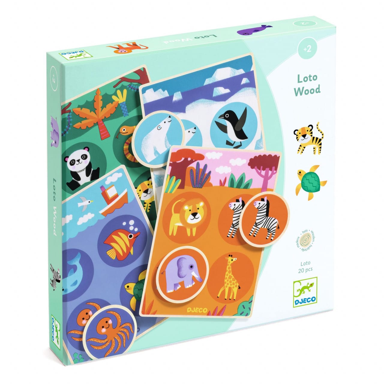 Jucarii educative 2 - 3 ani - Joc Loto animale Djeco