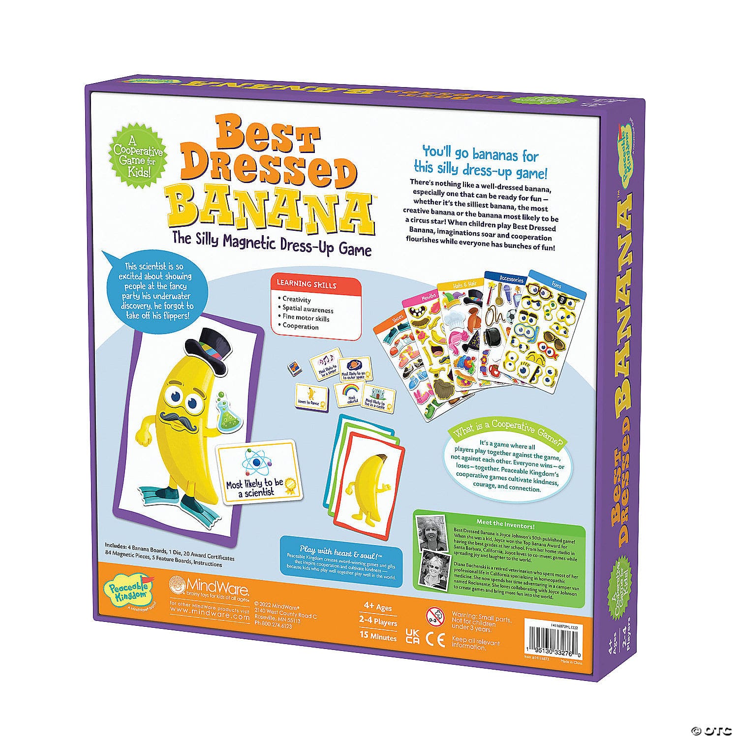 Joc magnetic Imbraca banana Best, 2-4 jucatori, MindWare, + 4 ani [2]