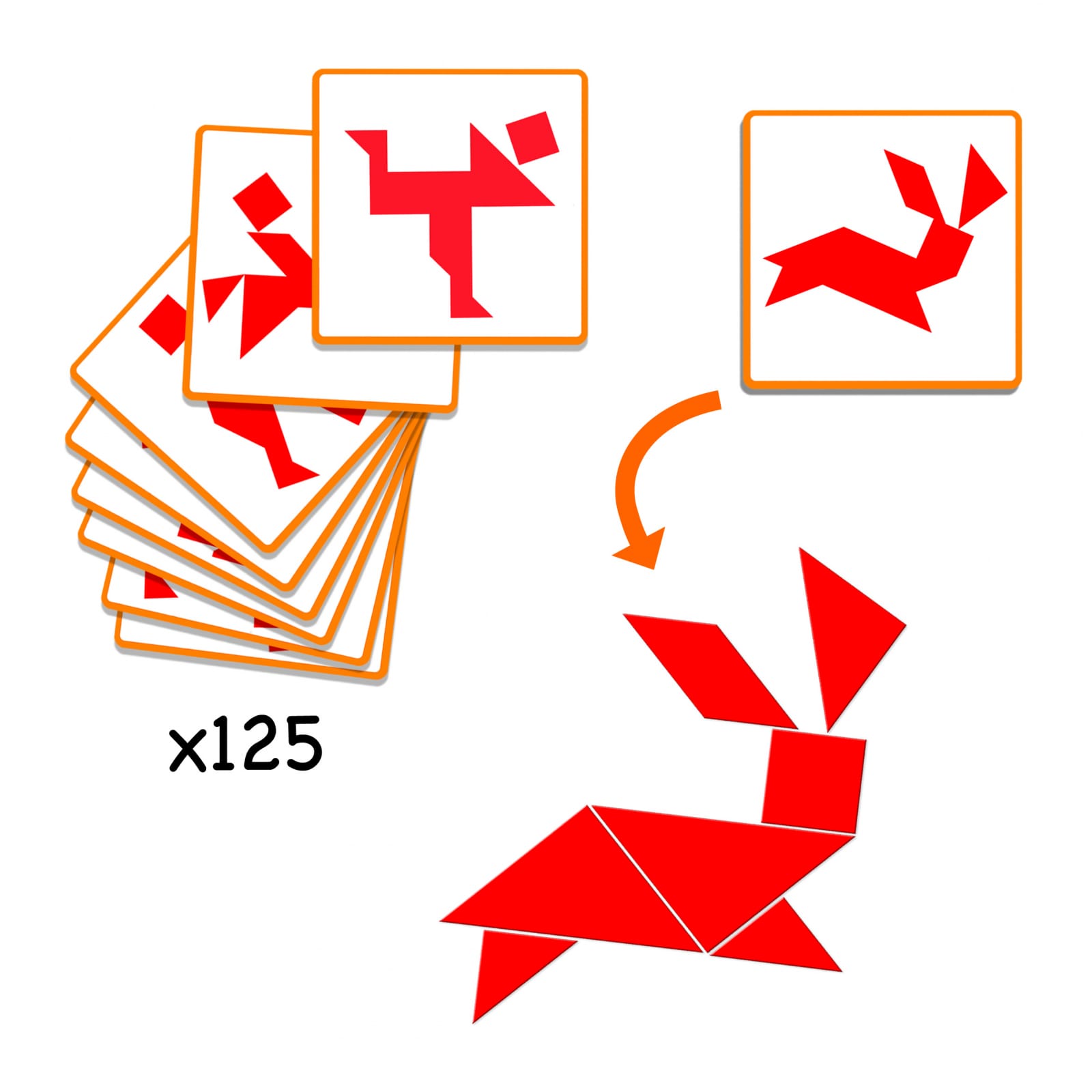 Joc Tangram Djeco, 6-7 ani + [3]