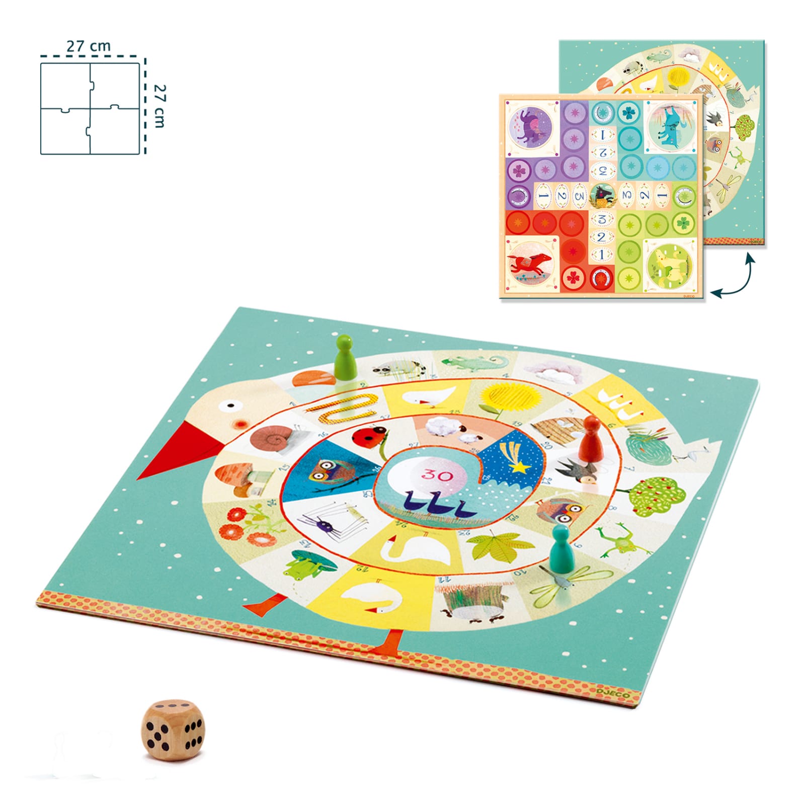 Jocuri clasice Ludo & Co Junior, Djeco, 2-3 ani + [2]
