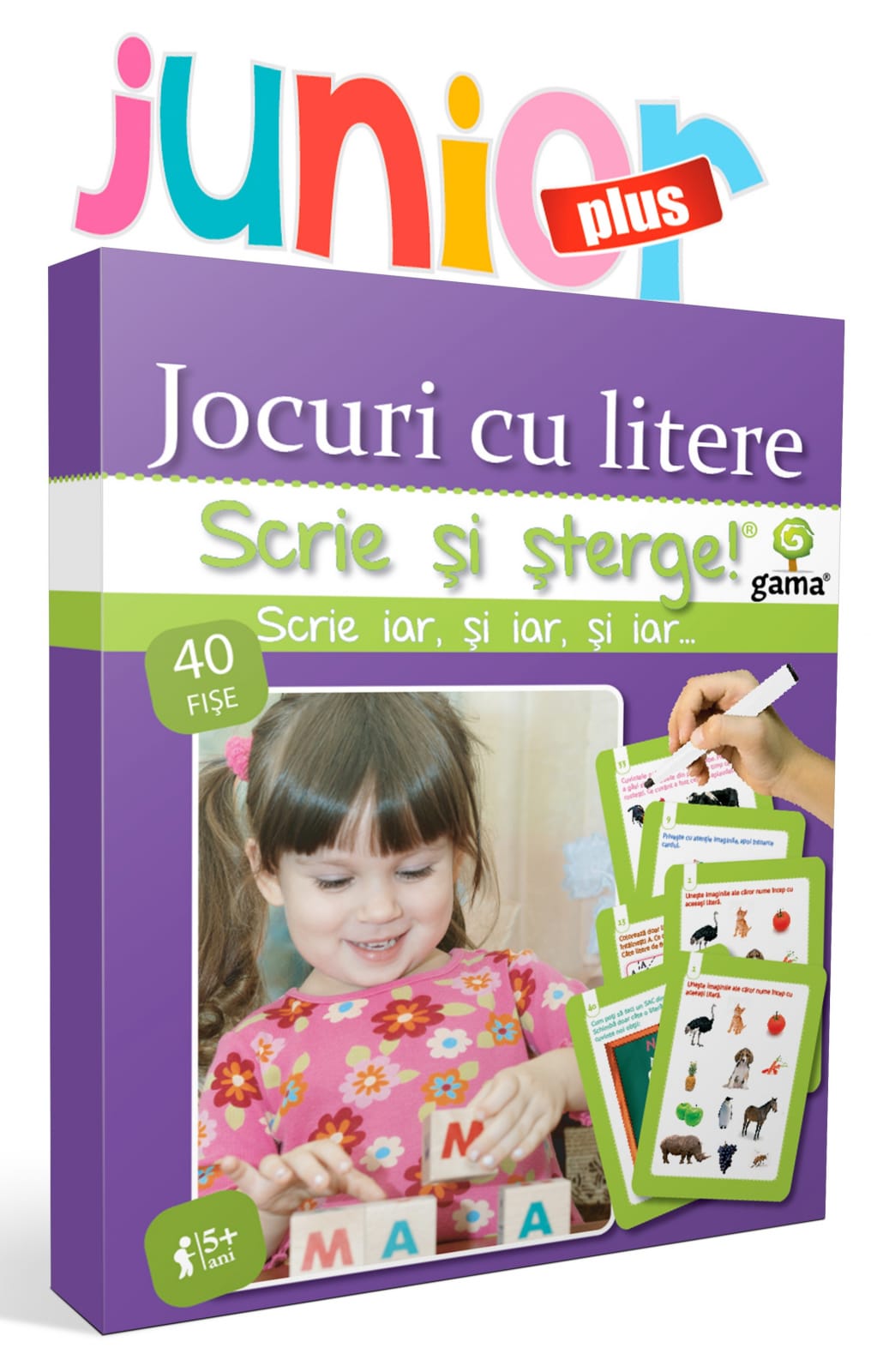 Jocuri cu litere, Editura Gama, 4-5 ani + [1]