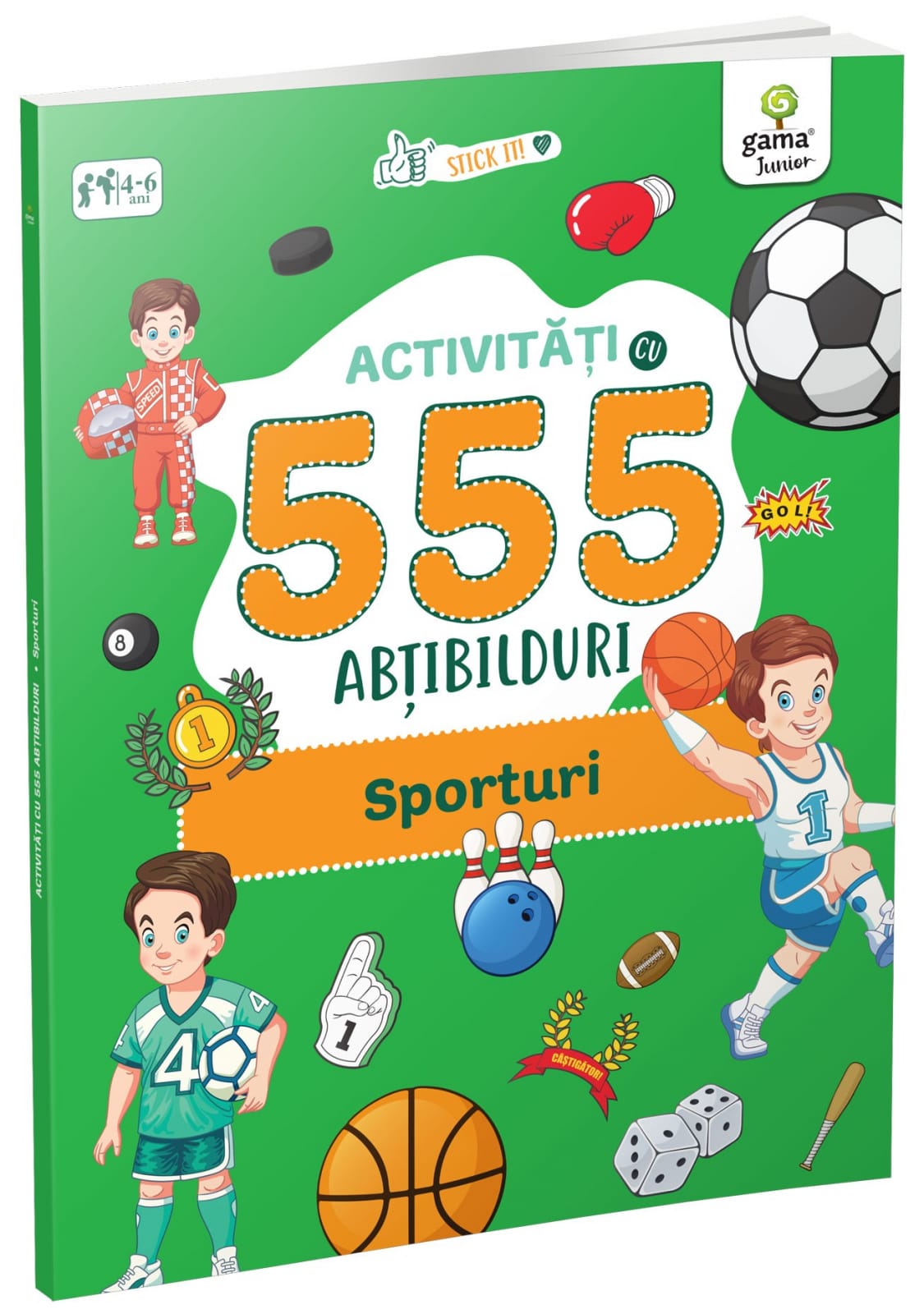 Vârsta - Sporturi, Editura Gama, 4-5 ani +