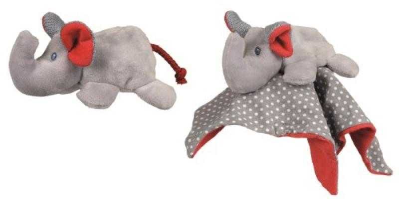 Jucarie din textil pentru bebe, elefant pop-up, Egmont toys, 0-1 ani + [1]