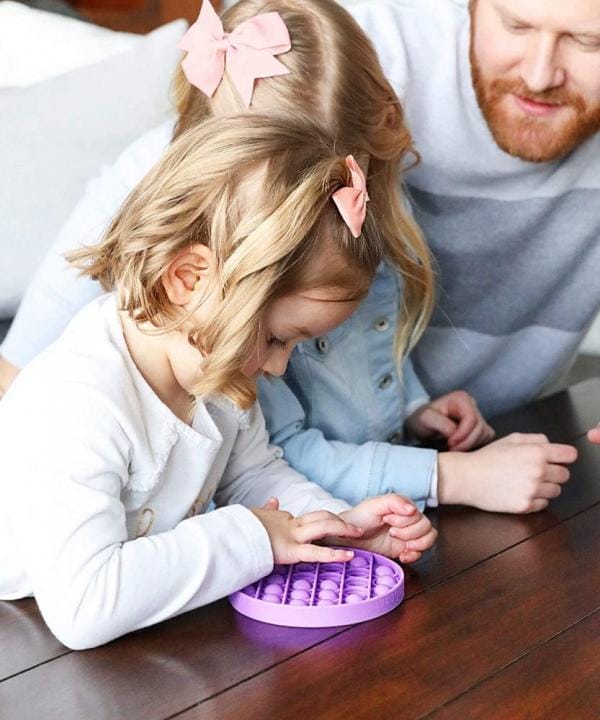 JUCARIE SENZORIALA ANTISTRES POP IT ORIGINAL GO POP ROUNDO, MOV, FoxMind, 6-7 ani + [5]