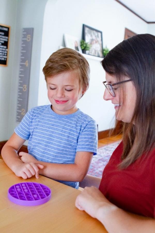 JUCARIE SENZORIALA ANTISTRES POP IT ORIGINAL GO POP ROUNDO, MOV, FoxMind, 6-7 ani + [3]