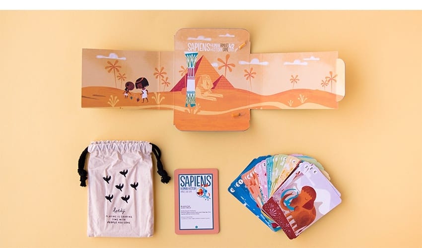 Jucarii Educative Joc de carti Londji, Sapiens, 2-3 ani + [3]