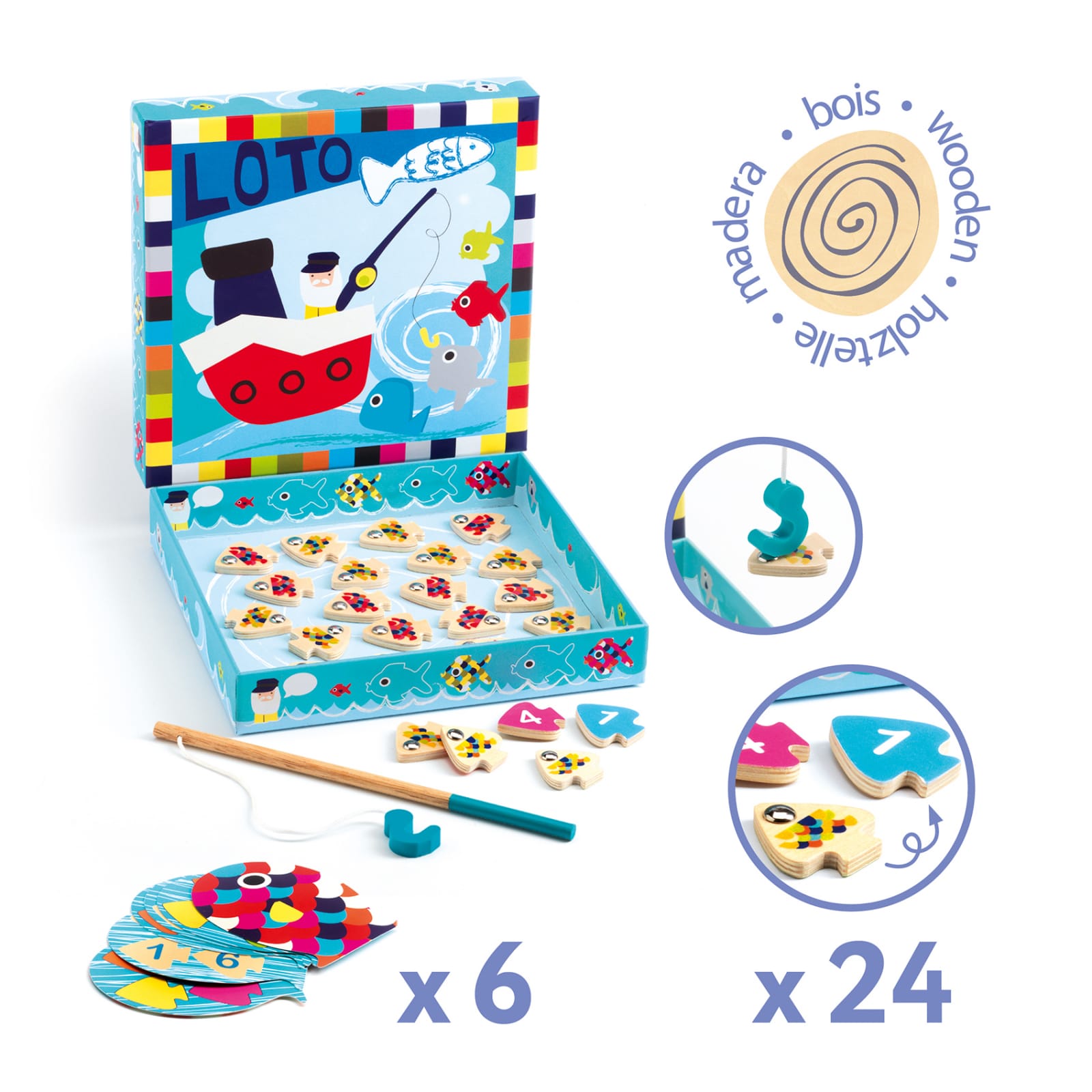 Jucarii Educative Joc educativ Navy loto Djeco, +3 ani [3]