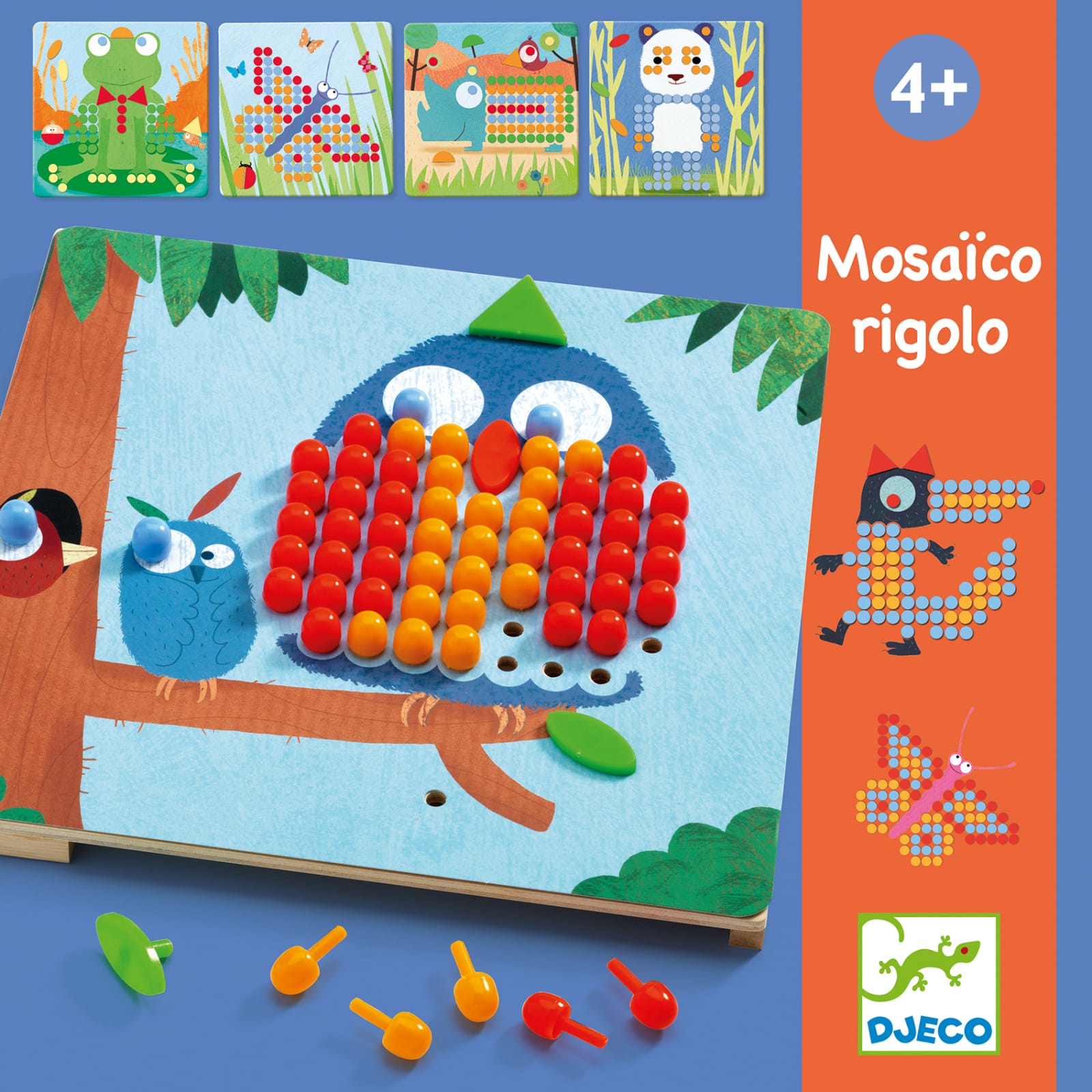 Jucarii Educative Mosaic rigolo Djeco, 2-3 ani + [1]