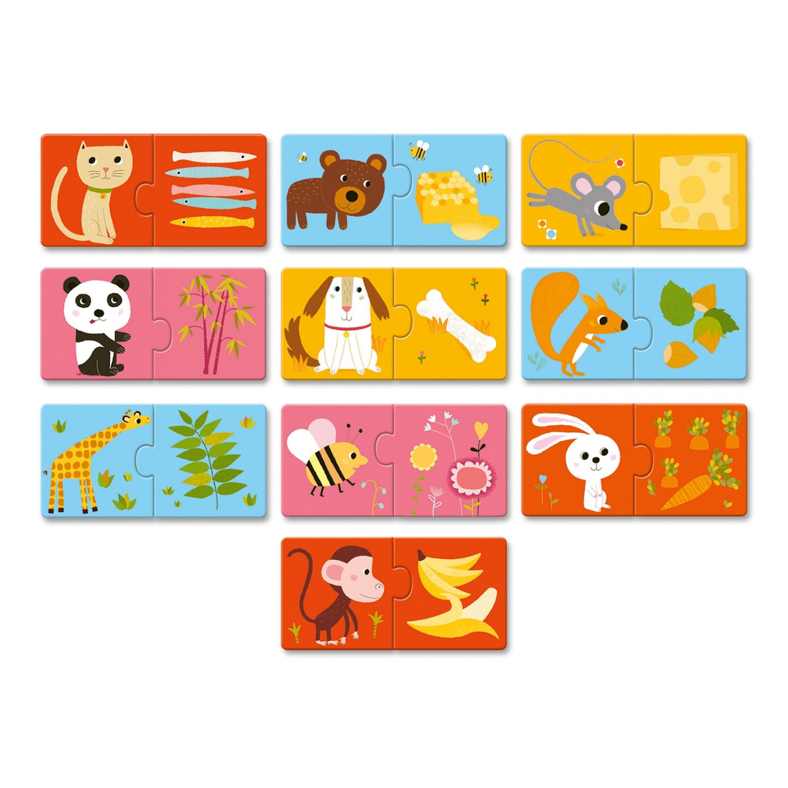 Jucarii Educative Puzzle duo Djeco La masa, 1-2 ani + [3]