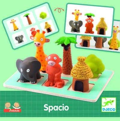 Vârsta - Jucarii Montessori Eduludo Djeco spatiu, 2-3 ani +