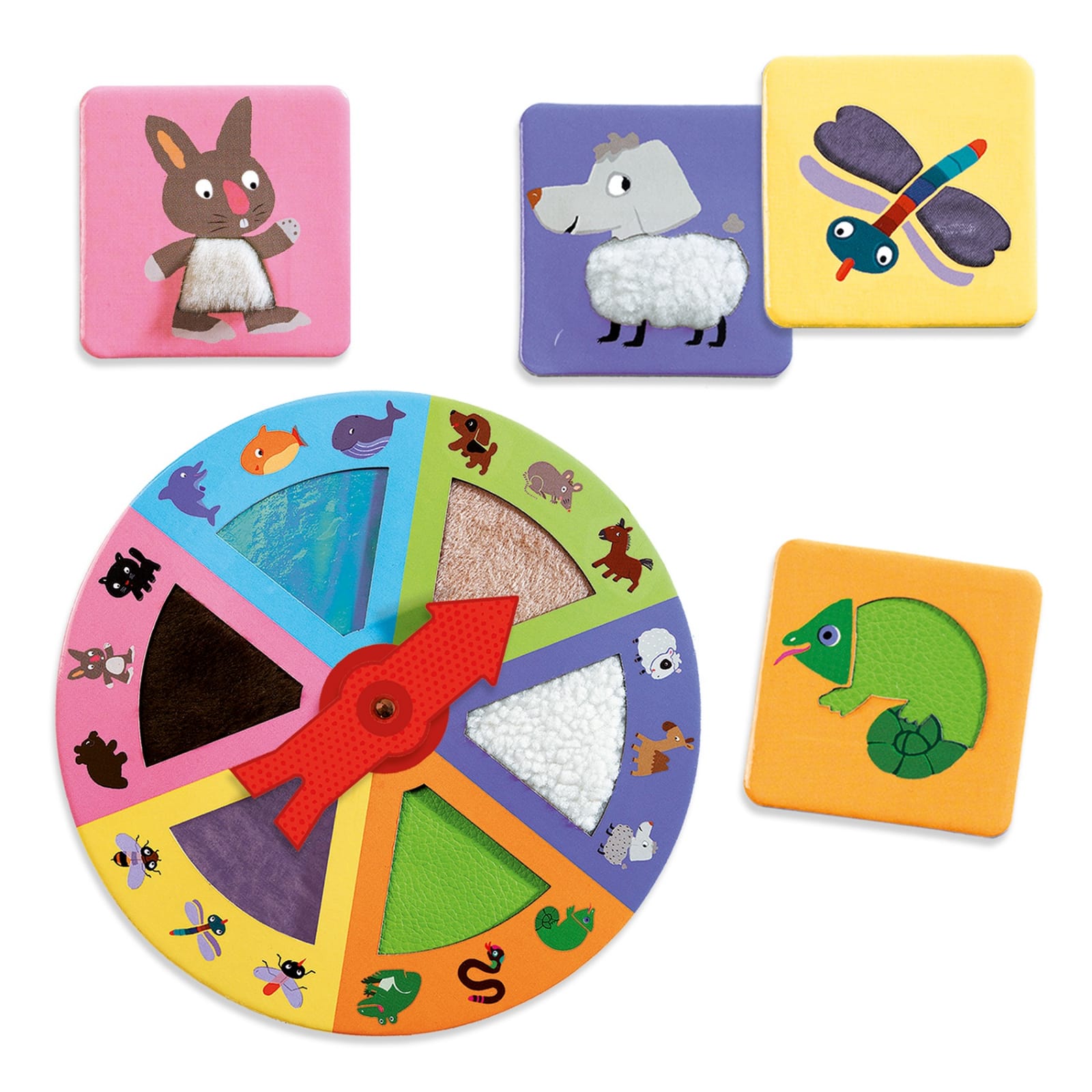 Jucarii Montessori Tactilo loto Djeco, 2-3 ani + [2]