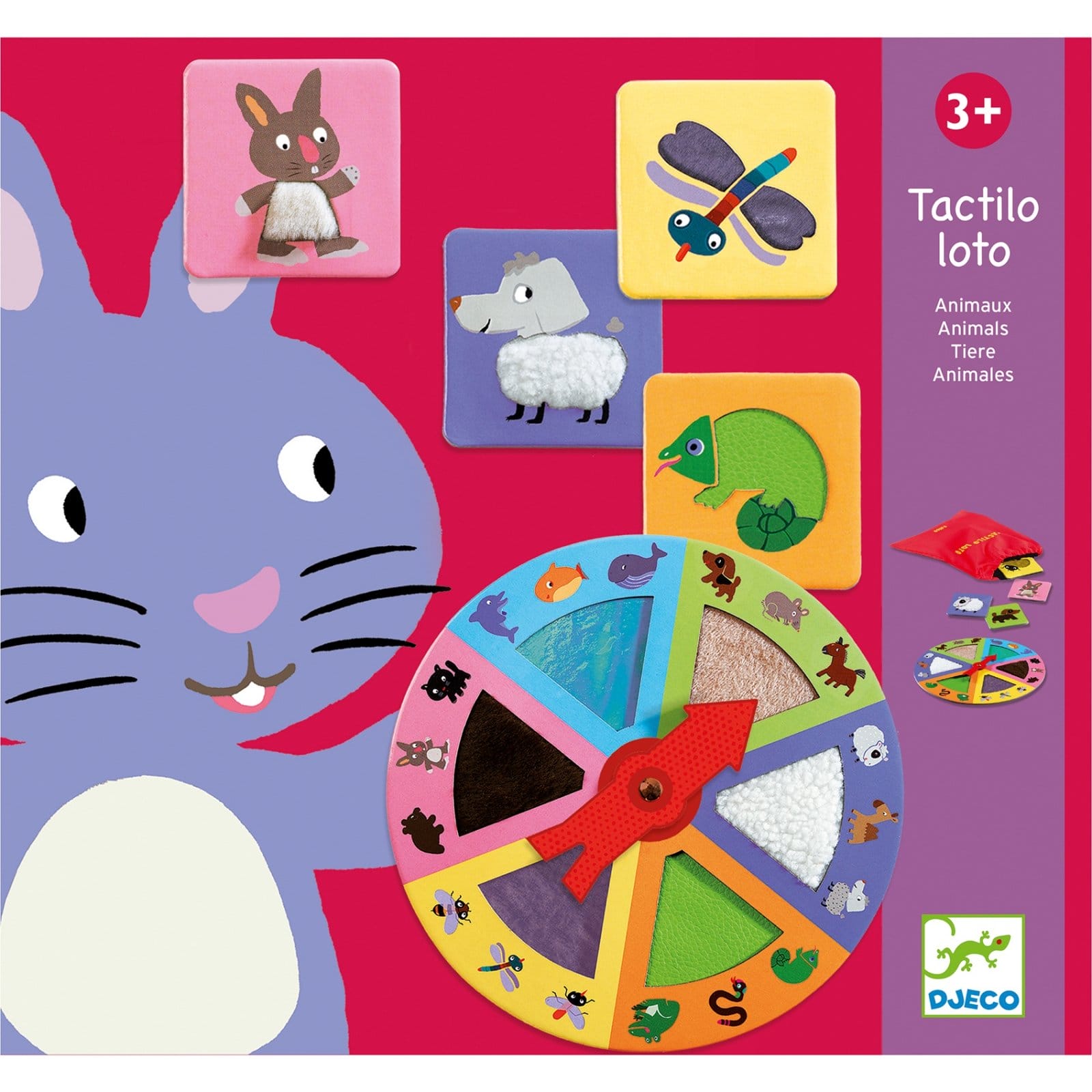 Jucarii Montessori Tactilo loto Djeco, 2-3 ani + [1]
