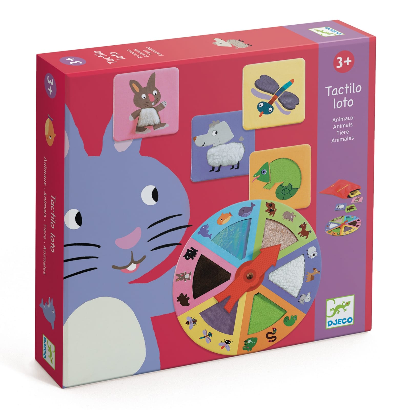 Jucarii Montessori Tactilo loto Djeco, 2-3 ani + [4]