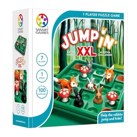 Cadouri copii - Smart Games - Jump In' XXL, joc de logica cu 100 de provocari, 7+ ani