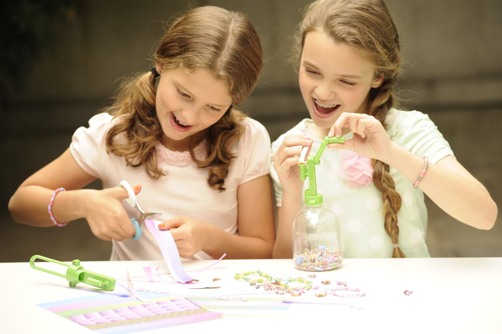 Kit creativ - Margele din hartie reciclata, Green Creativity, + 5 ani [6]