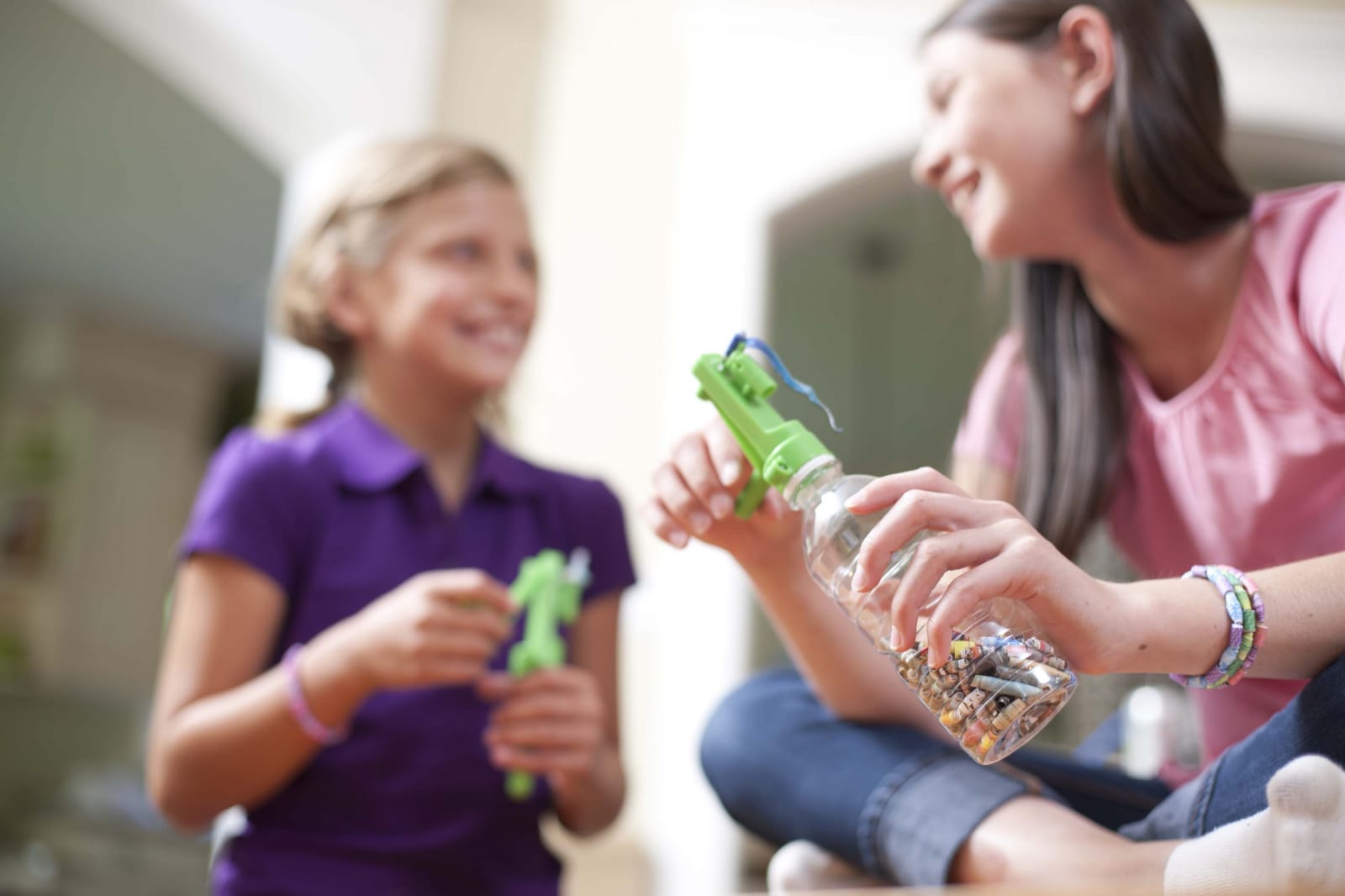 Kit creativ - Margele din hartie reciclata, Green Creativity, + 5 ani [5]