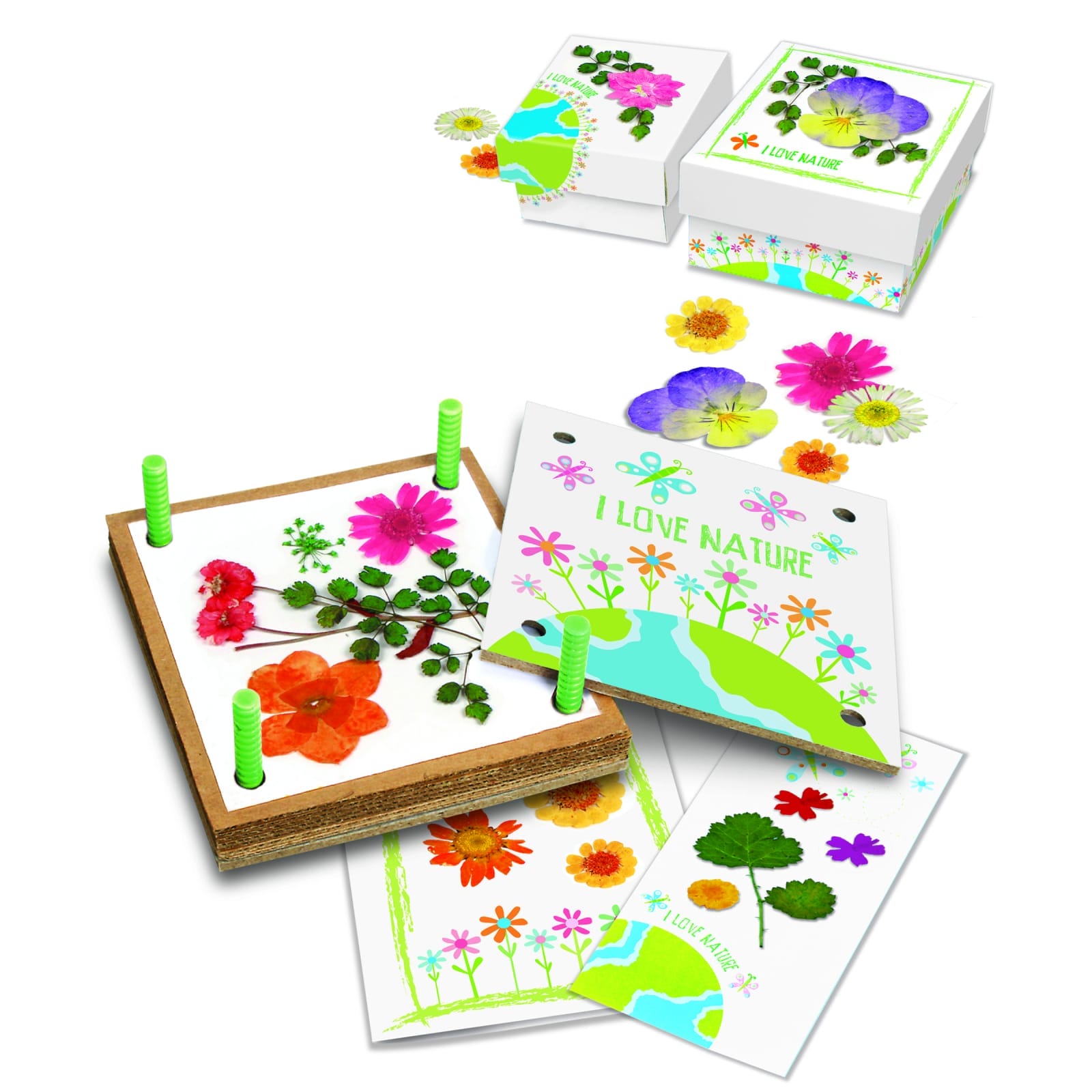 Kit creativ - Presa pentru flori si frunze, Green Creativity, + 5 ani [2]