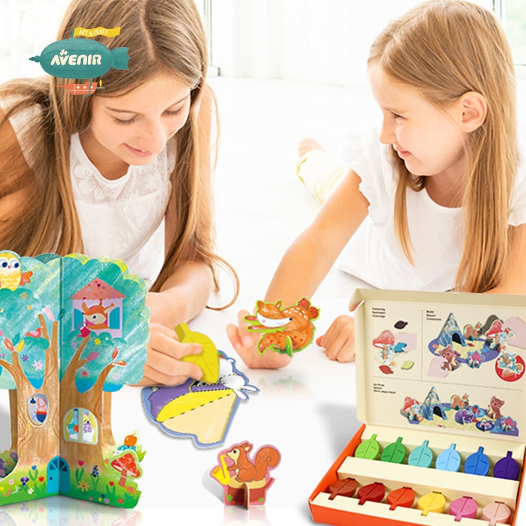 Kit de activitati cu creioane colorate - La picnic, + 3 ani [7]