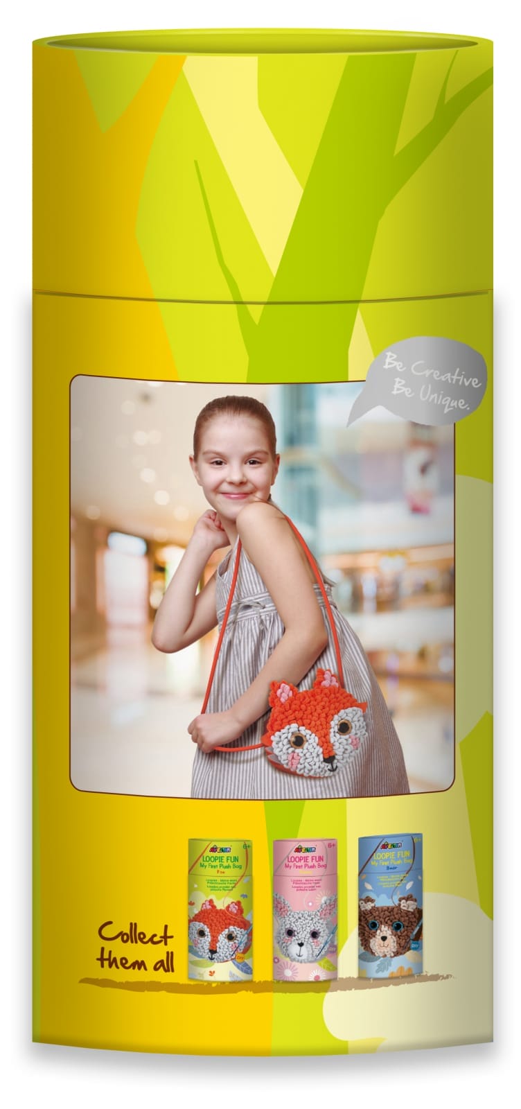 Kit DIY Loopie Fun -  Prima mea geanta de plus bucle, Vulpe, + 6 ani [5]