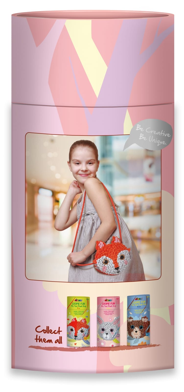 Kit DIY Loopie Fun -  Prima mea geanta de plus bucle, Iepuras, + 6 ani [4]