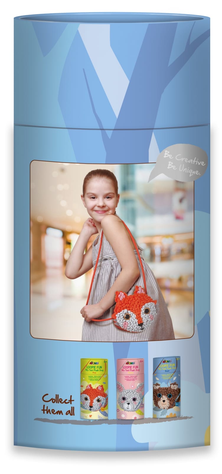 Kit DIY Loopie Fun -  Prima mea geanta de plus bucle, Ursulet, + 6 ani [4]