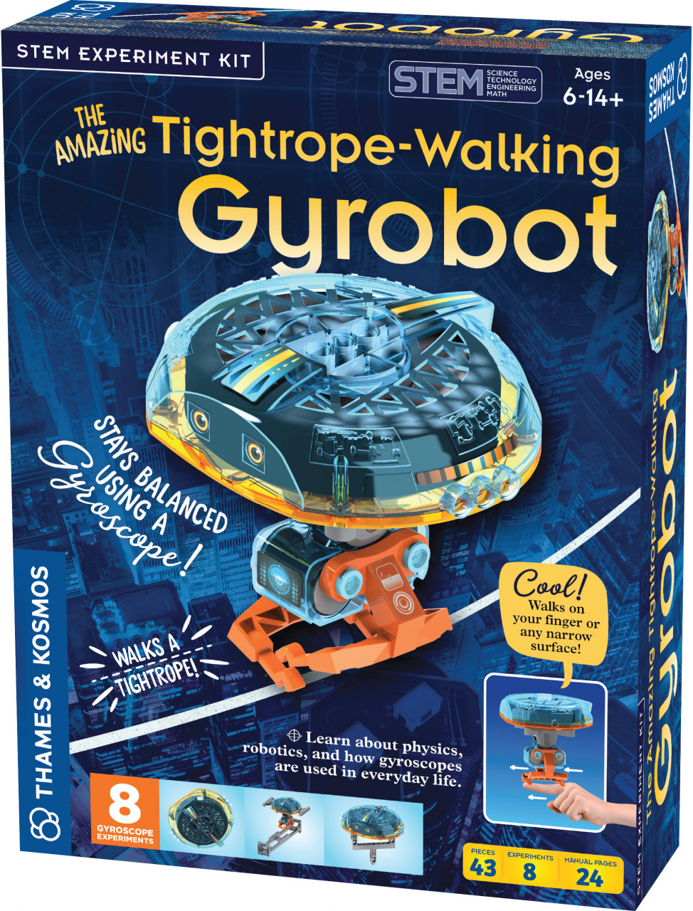 Vârsta - Kit STEM Gyrobot