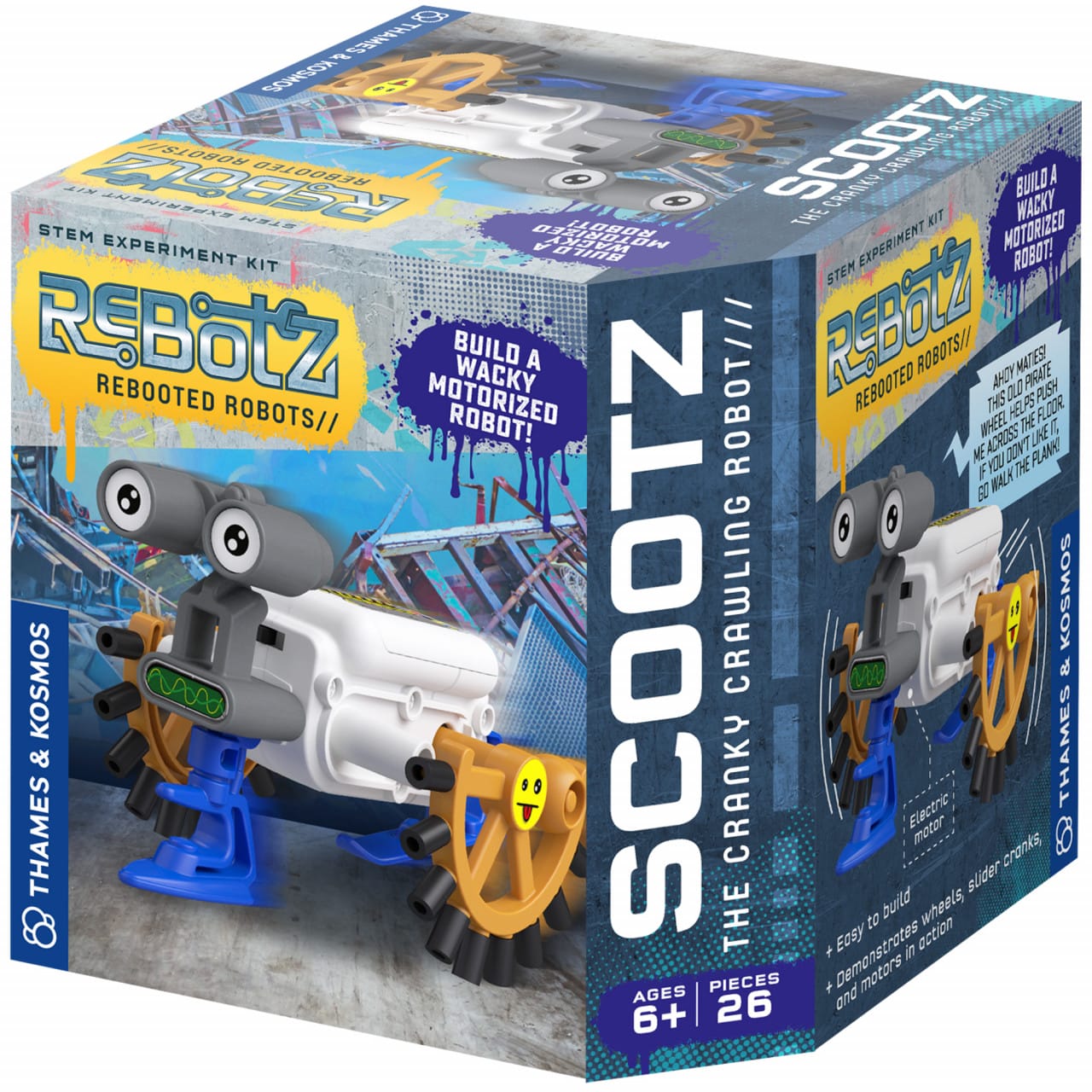 Jocuri STEAM - Kit STEM Robotul Scootz